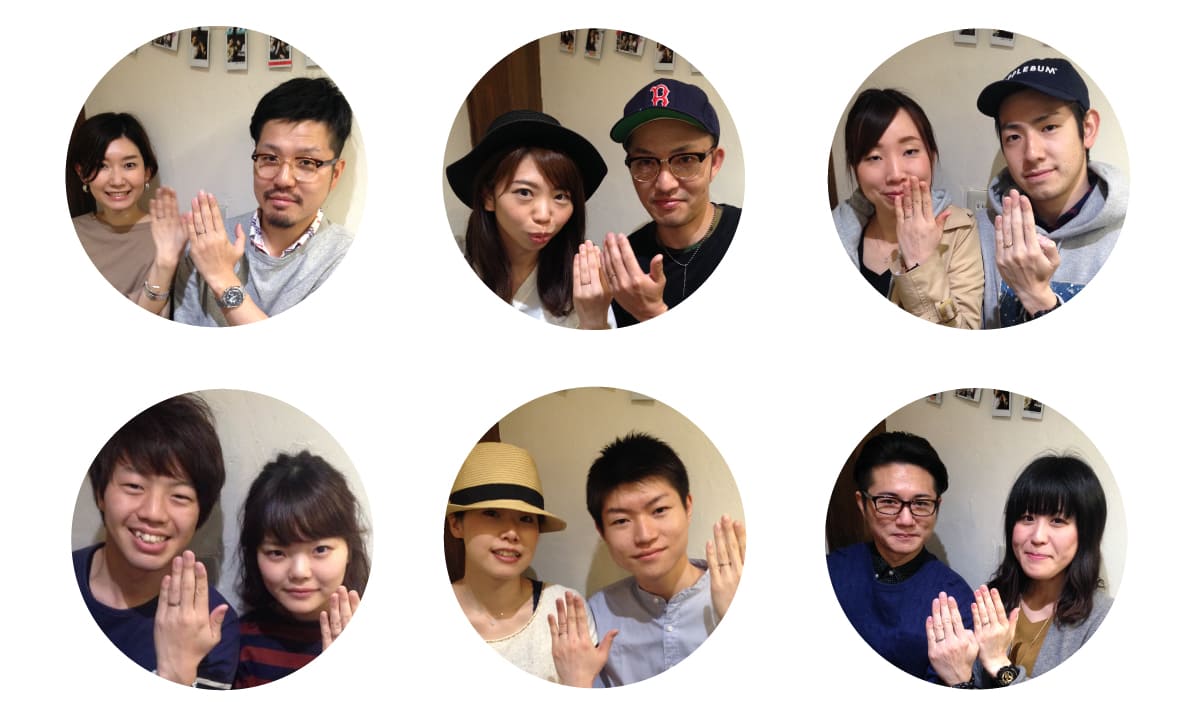 カップルで作る指輪記念日