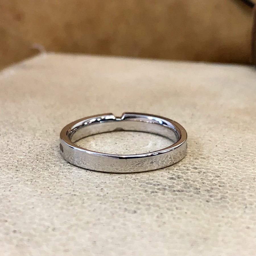 マリッジリング、結婚指輪 「destino（ディスティーノ）」女性用後ろ