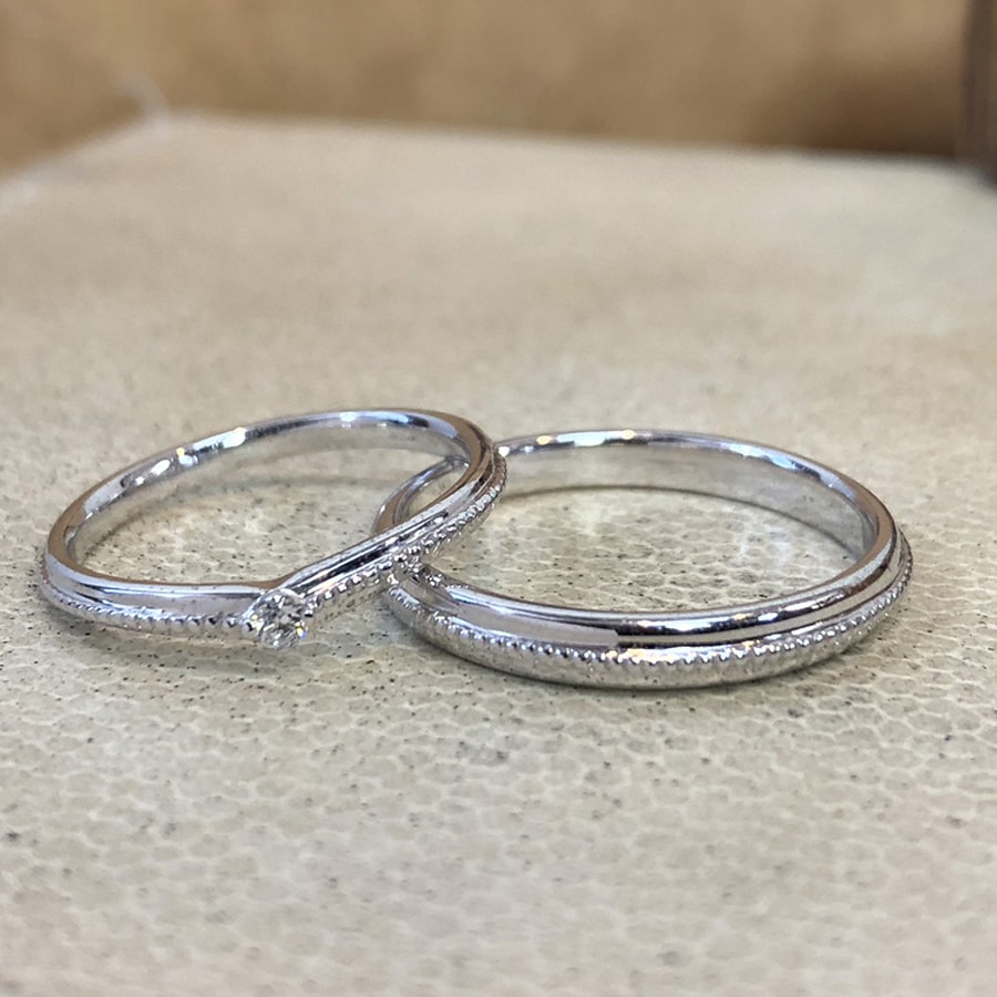 【結婚指輪】chiaro（キアーロ）　男女ペアの写真