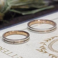 指輪イメージ「【結婚指輪】notre avenir（ノートル・アヴニール）【鍛造】　男女ペア」
