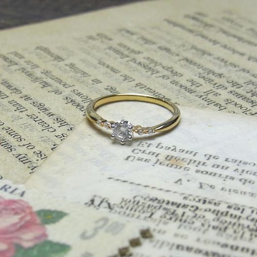 【婚約指輪】ange（アンジェ） 0.2ct ダイヤモンドの写真